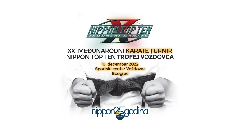 Karate turnir Nippon Top Ten - Trofej Voždovca 2022